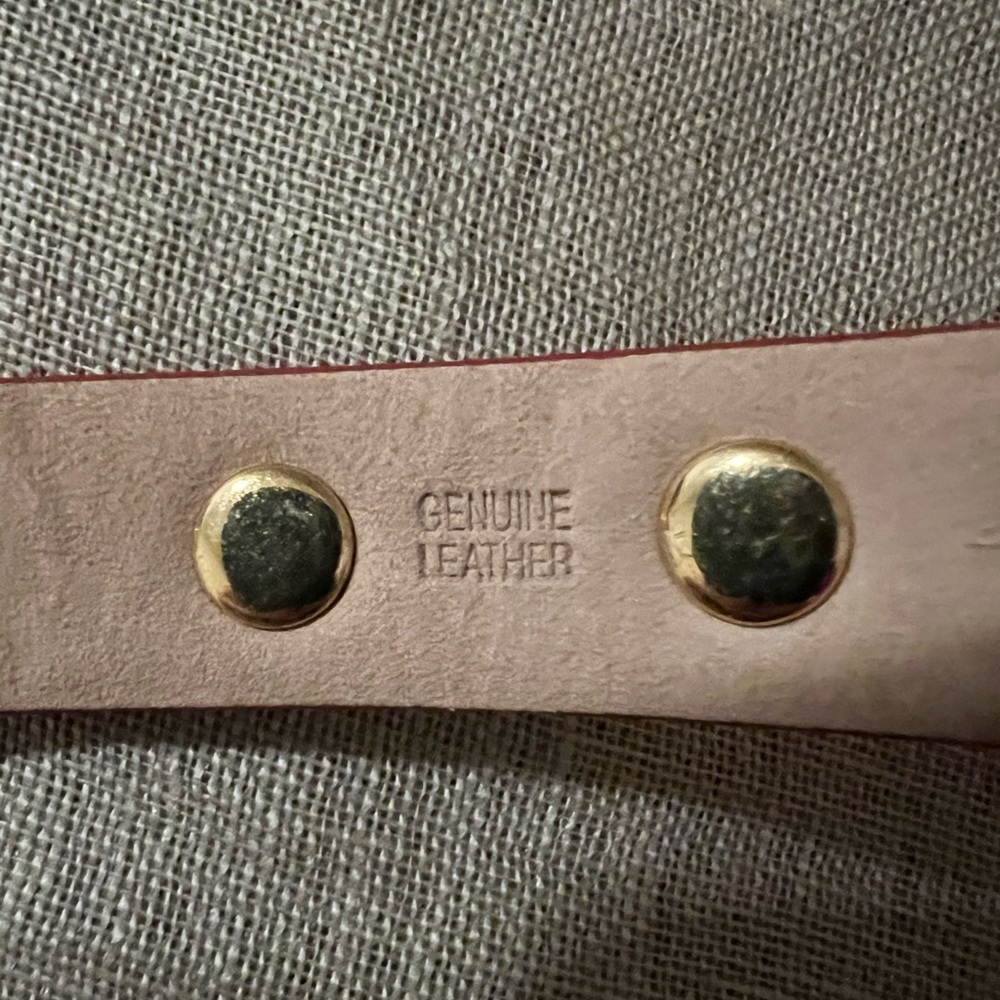 Rustic Cuff Red Logo button bracelet - Picture 8 of 8